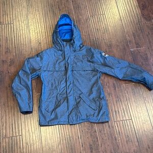Men's Brand ThirtyTwo Gray Hooded Performance Jacket